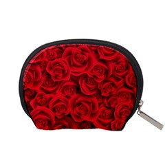 Red Roses , Red Buds, Red Roses Accessory Pouch (Small) from ArtsNow.com Back