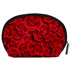 Red Roses , Red Buds, Red Roses Accessory Pouch (Large) from ArtsNow.com Back