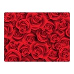 Red Roses , Red Buds, Red Roses Two Sides Premium Plush Fleece Blanket (Mini)