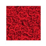 Red Roses , Red Buds, Red Roses Square Satin Scarf (30  x 30 )