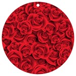 Red Roses , Red Buds, Red Roses UV Print Acrylic Ornament Round