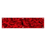 Red Roses , Red Buds, Red Roses Banner and Sign 4  x 1 