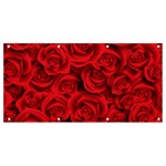 Red Roses , Red Buds, Red Roses Banner and Sign 8  x 4 