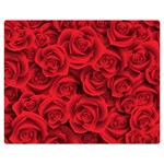 Red Roses , Red Buds, Red Roses Premium Plush Fleece Blanket (Medium)