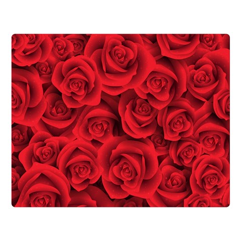 Red Roses , Red Buds, Red Roses Premium Plush Fleece Blanket (Large) from ArtsNow.com 80 x60  Blanket Front