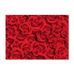 Red Roses , Red Buds, Red Roses Crystal Sticker (A4)