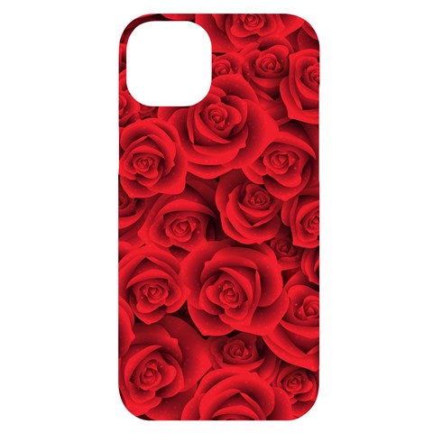 Red Roses , Red Buds, Red Roses iPhone 14 Plus Black UV Print Case from ArtsNow.com Front