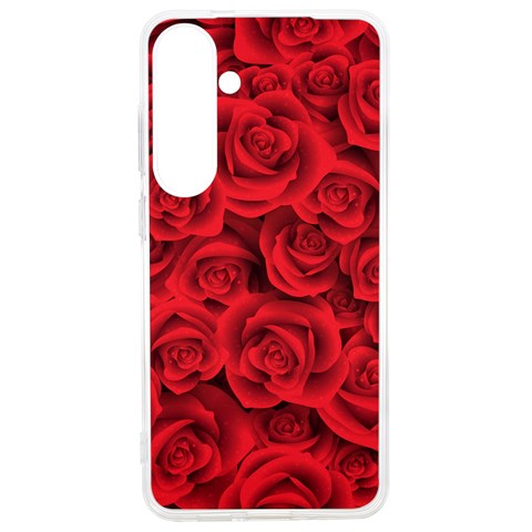 Red Roses , Red Buds, Red Roses Samsung Galaxy S24 Ultra 6.9 Inch TPU UV Case from ArtsNow.com Front