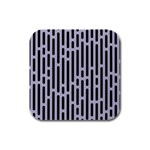 Texture, Stripes, Pattern Rubber Square Coaster (4 pack)