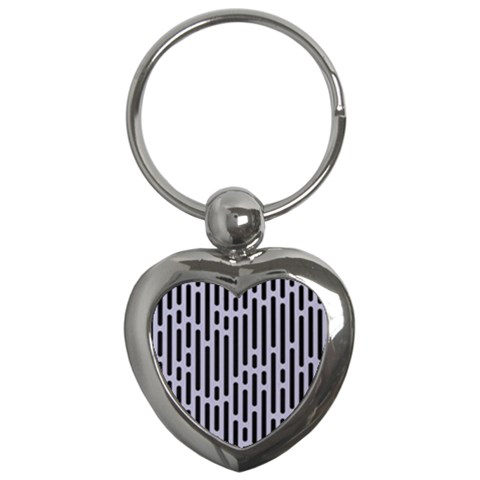 Texture, Stripes, Pattern Key Chain (Heart) from ArtsNow.com Front