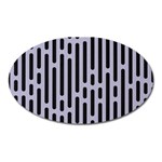 Texture, Stripes, Pattern Oval Magnet