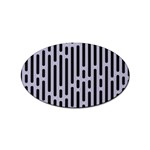 Texture, Stripes, Pattern Sticker Oval (10 pack)