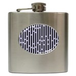 Texture, Stripes, Pattern Hip Flask (6 oz)