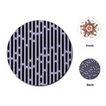 Texture, Stripes, Pattern Playing Cards Single Design (Round)