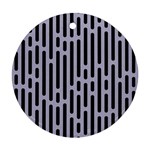 Texture, Stripes, Pattern Round Ornament (Two Sides)