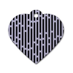 Texture, Stripes, Pattern Dog Tag Heart (Two Sides) from ArtsNow.com Front