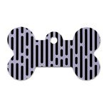 Texture, Stripes, Pattern Dog Tag Bone (Two Sides)