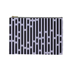 Texture, Stripes, Pattern Cosmetic Bag (Large) from ArtsNow.com Front