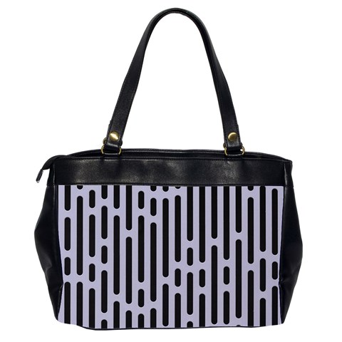 Texture, Stripes, Pattern Oversize Office Handbag (2 Sides) from ArtsNow.com Back