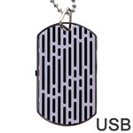 Texture, Stripes, Pattern Dog Tag USB Flash (One Side)