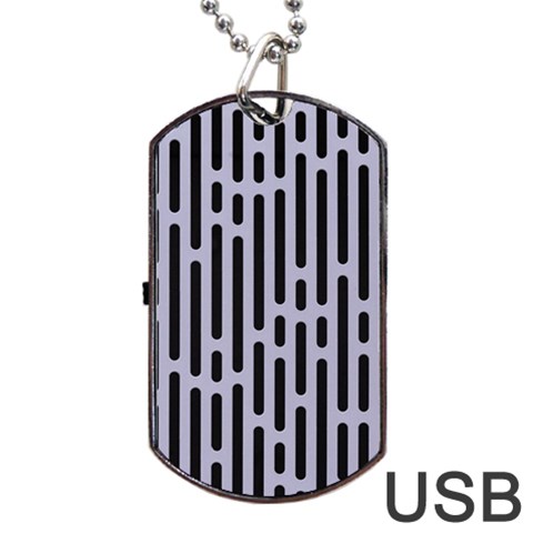 Texture, Stripes, Pattern Dog Tag USB Flash (Two Sides) from ArtsNow.com Front