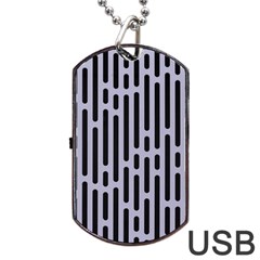 Texture, Stripes, Pattern Dog Tag USB Flash (Two Sides) from ArtsNow.com Back