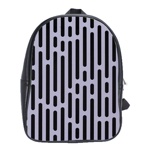 Texture, Stripes, Pattern School Bag (XL) from ArtsNow.com Front