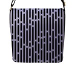 Texture, Stripes, Pattern Flap Closure Messenger Bag (L)