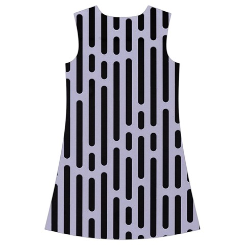 Texture, Stripes, Pattern Kids  Short Sleeve Velvet Dress from ArtsNow.com Back