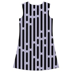 Texture, Stripes, Pattern Kids  Short Sleeve Velvet Dress from ArtsNow.com Back