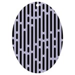 Texture, Stripes, Pattern UV Print Acrylic Ornament Oval