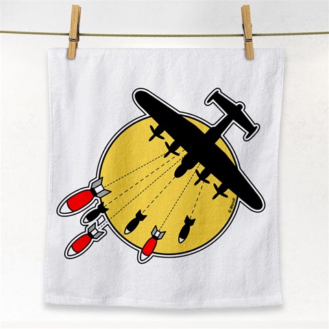 Bombs Away Face Towel from ArtsNow.com Front