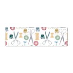 Pattern Seamless Texture Sewing Sticker Bumper (10 pack)