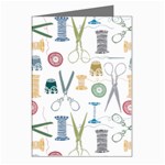 Pattern Seamless Texture Sewing Greeting Cards (Pkg of 8)