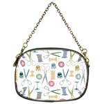 Pattern Seamless Texture Sewing Chain Purse (One Side)