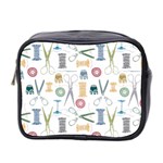 Pattern Seamless Texture Sewing Mini Toiletries Bag (Two Sides)