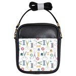 Pattern Seamless Texture Sewing Girls Sling Bag