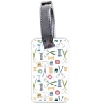 Pattern Seamless Texture Sewing Luggage Tag (one side)