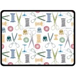 Pattern Seamless Texture Sewing Two Sides Fleece Blanket (Large)