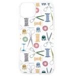 Pattern Seamless Texture Sewing iPhone 15 TPU UV Print Case