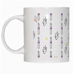 Dreidel Candles Spinning Top White Mug