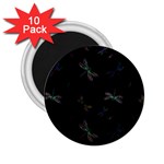 Background Pattern Dragonfly 2.25  Magnets (10 pack) 