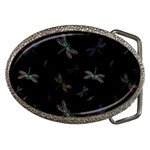 Background Pattern Dragonfly Belt Buckles