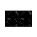 Background Pattern Dragonfly Sticker Rectangular (10 pack)