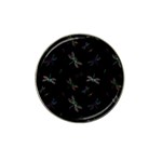 Background Pattern Dragonfly Hat Clip Ball Marker