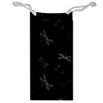 Background Pattern Dragonfly Jewelry Bag