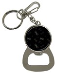 Background Pattern Dragonfly Bottle Opener Key Chain