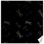 Background Pattern Dragonfly Canvas 12  x 12 