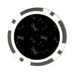 Background Pattern Dragonfly Poker Chip Card Guard