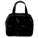 Background Pattern Dragonfly Classic Handbag (One Side)